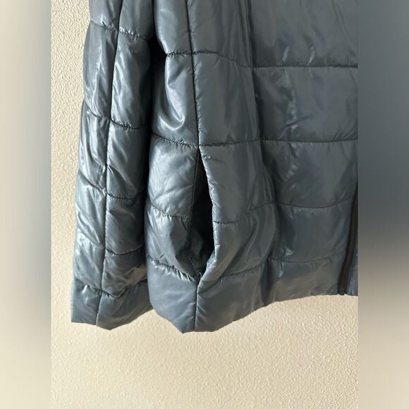 Nikki Jones Montreal Teal Puffer Coat Size XL - Picture 5 of 6